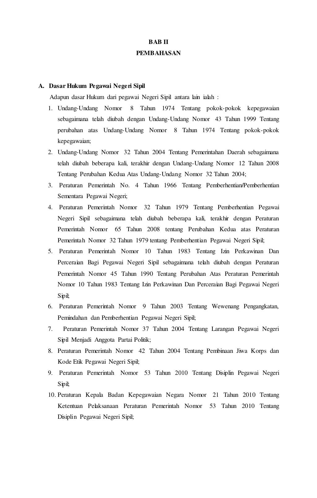 Makalah hukum kepegawaian (disiplin pegawai negeri umk