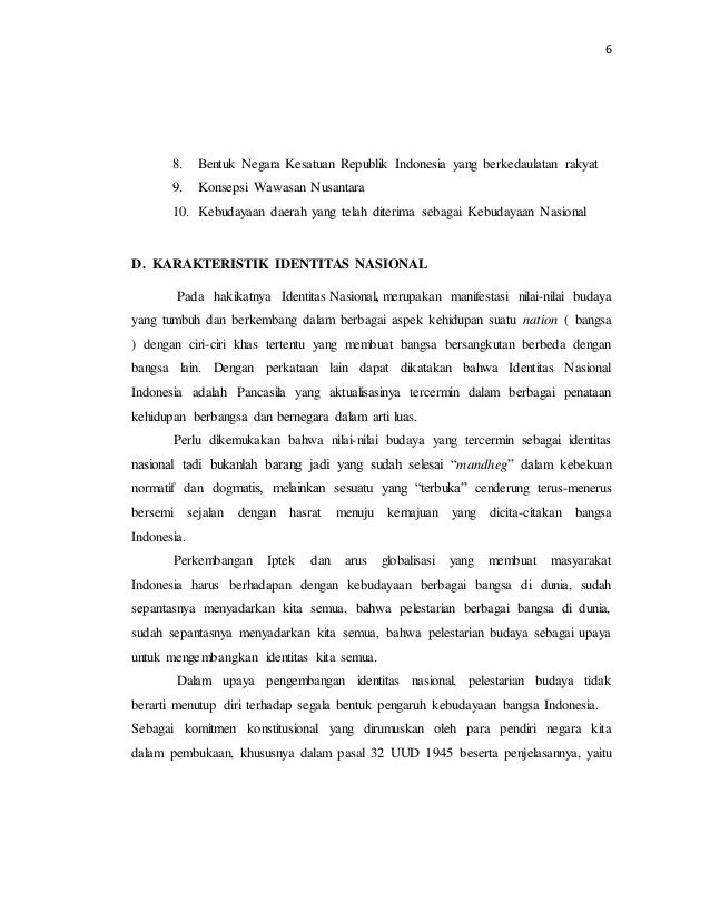 Makalah Identitas Nasional
