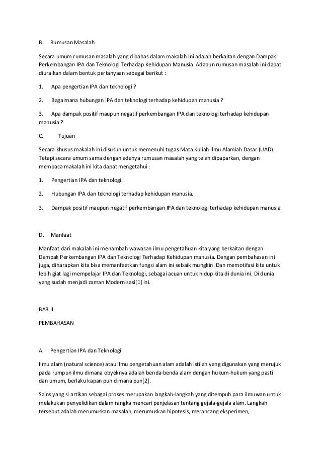 Makalah ilmu alamiah dasar Makalah ilmu alamiah dasar