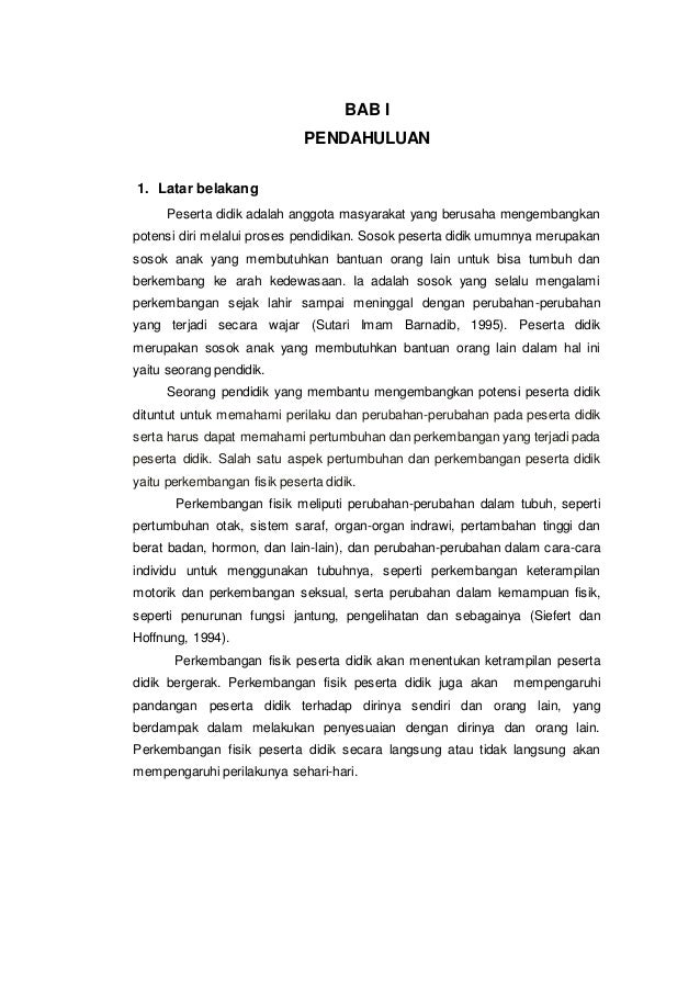 Makalah Perkembangan Peserta Didik Usia Sekolah Dasar Makalah Perkembangan Peserta Didik Usia Sekolah Dasar