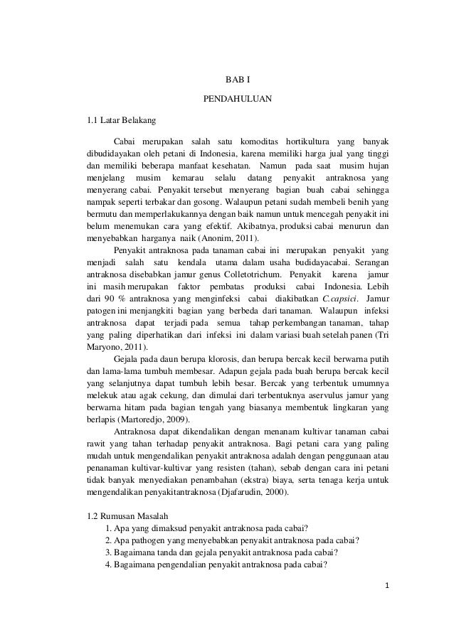 Makalah Ilmu Penyakit Tumbuhan