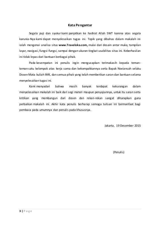 Analisa Website Traveloka Makalah Imk