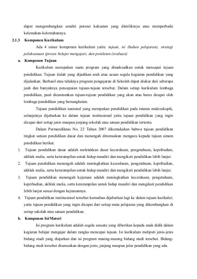 Makalah Implementasi Kurikulum 2013