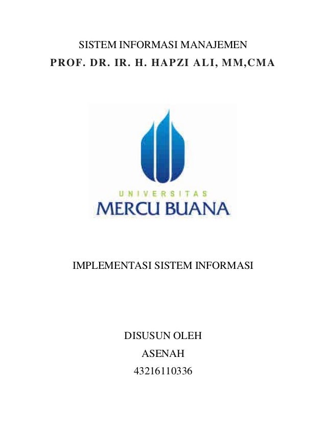 Makalah Implementasi Sistem Informasi