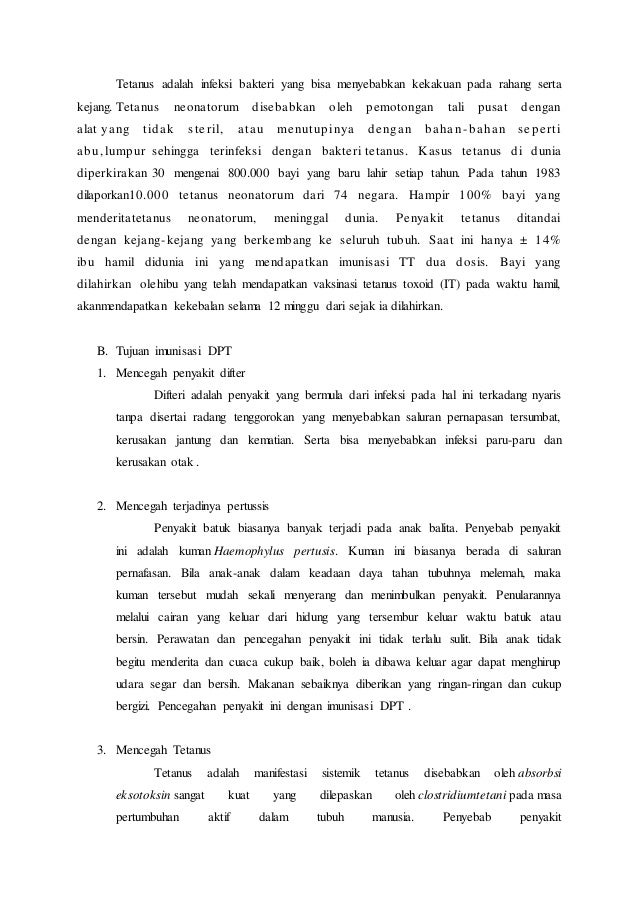 Makalah Imunisasi Dpt