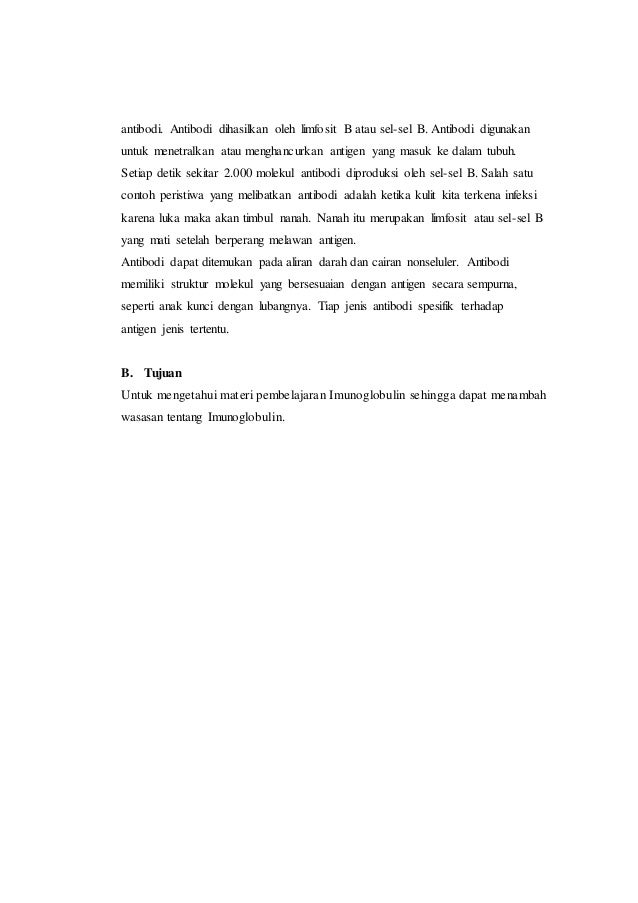 Makalah imunoglobin ice