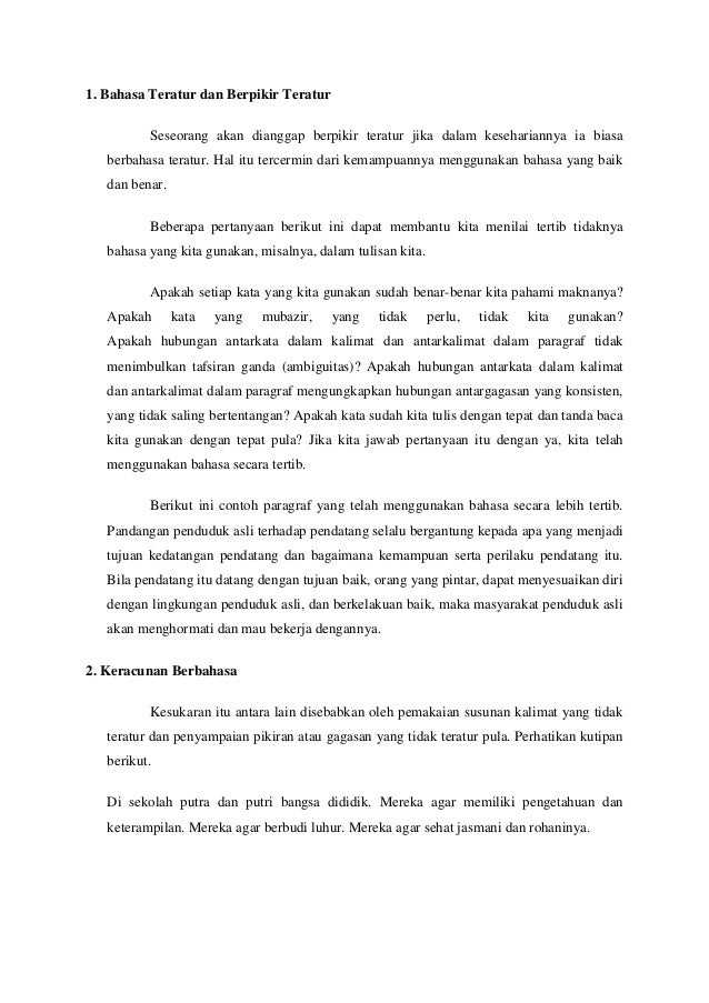 Penggunaan Eyd Dalam Penulisan Skripsi