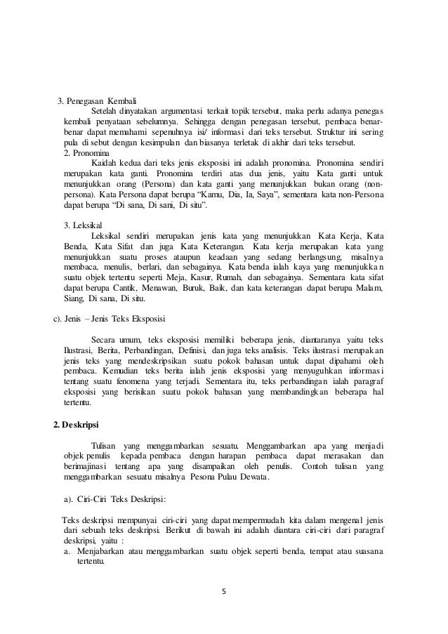Mengapa Teks Eksposisi Menggunakan Kata Leksikal Seperti