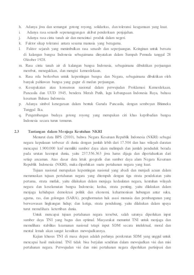 Makalah Integrasi Nasional Dalam Bingkai Bineka Tunggal Ika