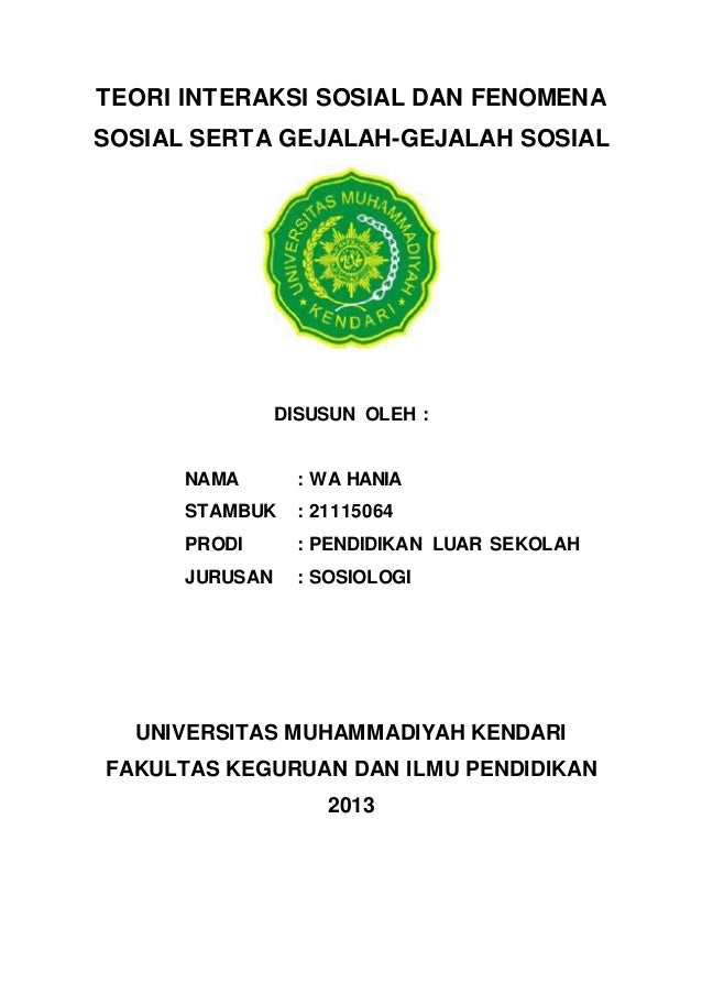 Makalah Interaksi Sosial