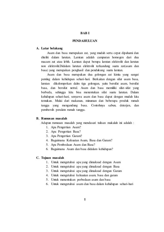 Pembahasan Asam Dan Basa - Kompas Sekolah