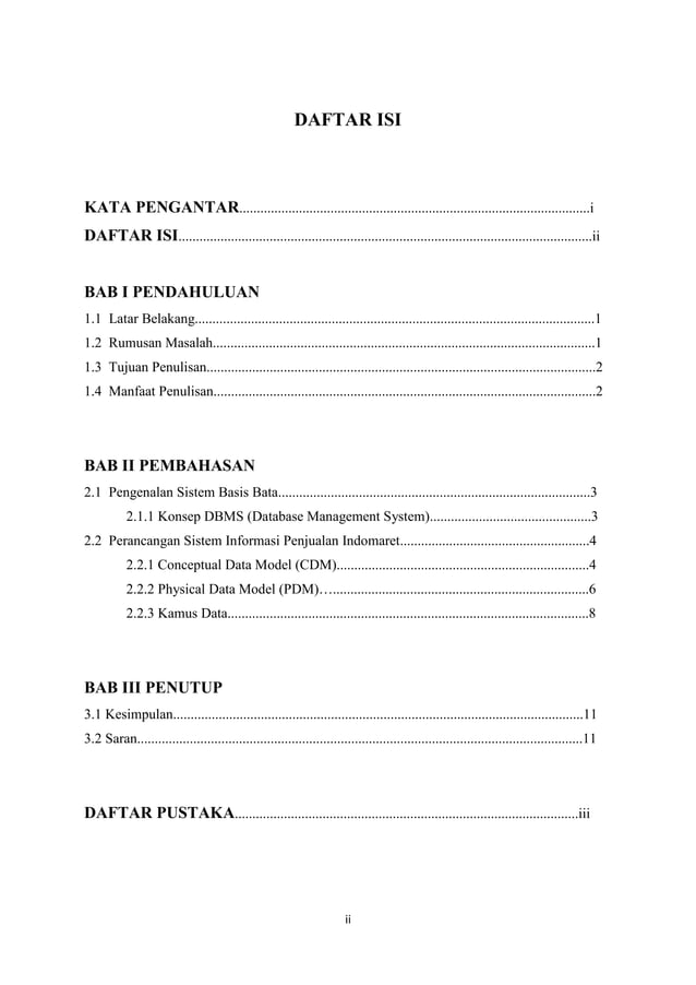 Makalah I Rancangan Database CDM dan PDM | PDF