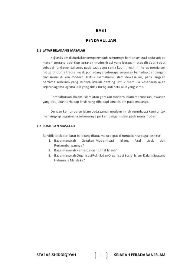 Makalah Islam Indonesia Zaman Modern Dan Kontemporer