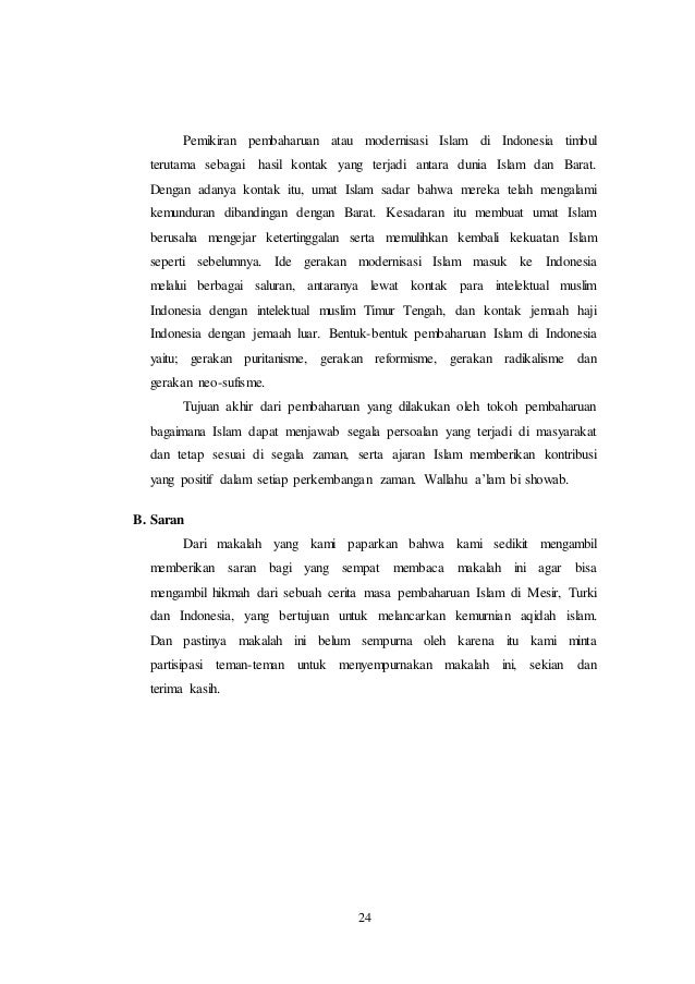 Makalah Islam Masa Modern Ok