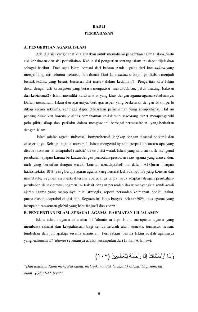 Makalah Islam Rahmatan Lil Alamin Pdf