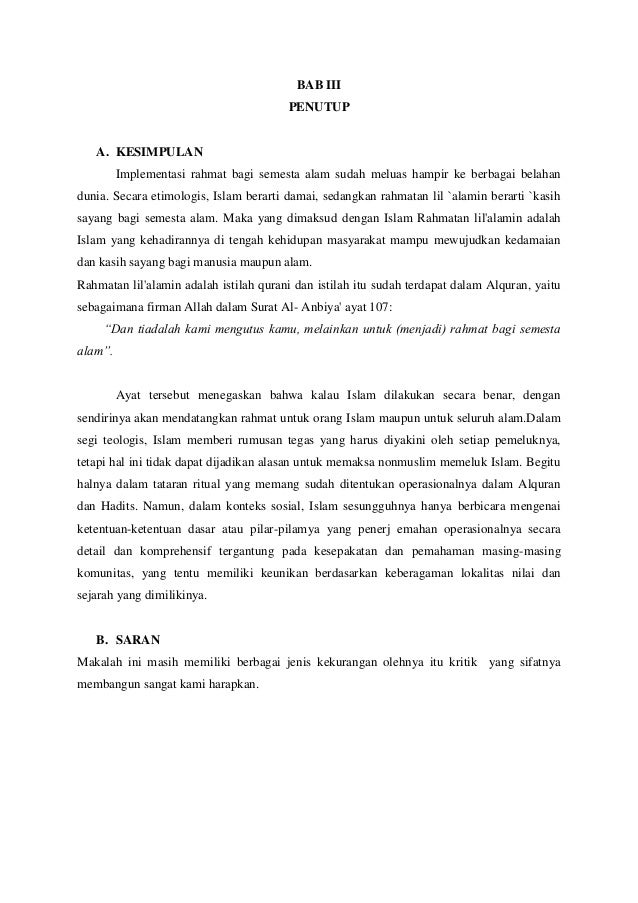 Teks Pidato Islam Rahmatan Lil Alamin Berbagai Teks Penting
