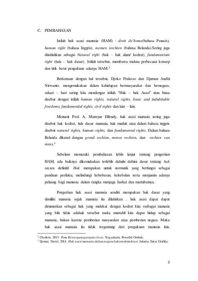 Makalah Hukum Dan Ham Studi Kasus Trisakti Uin Suka