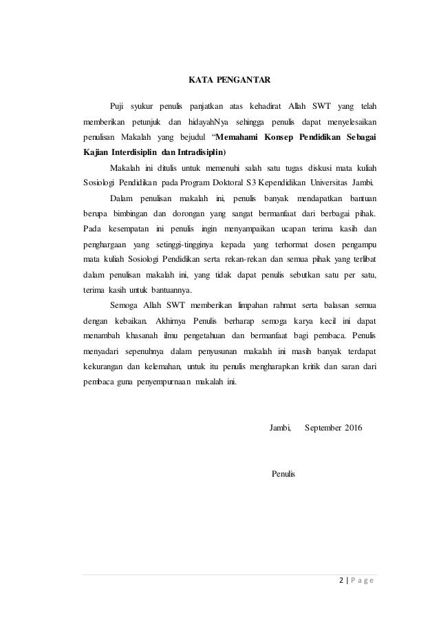 Makalah kajian interdisiplin dan intradisiplin(sosiologi 