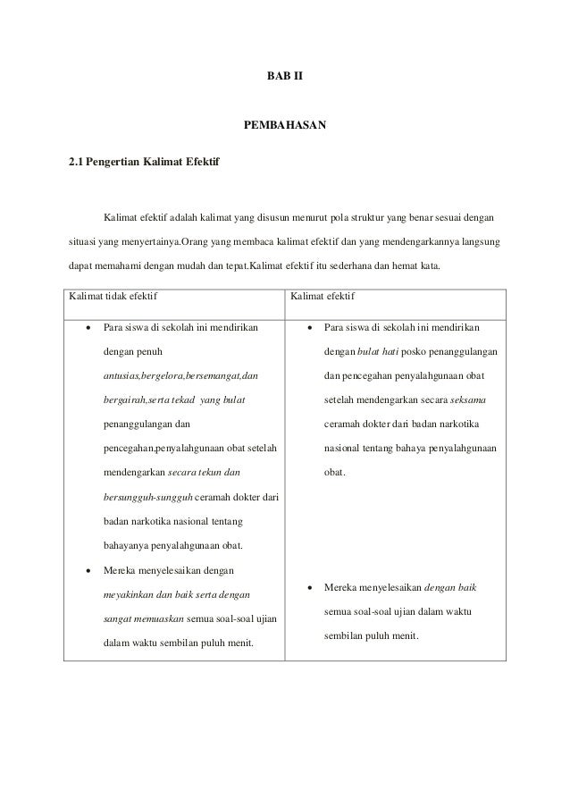 Makalah kalimat efektiff