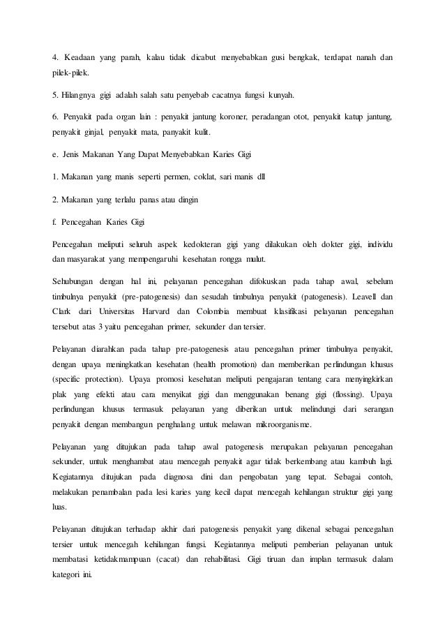 Makalah Karies Gigi Makalah Karies Gigi