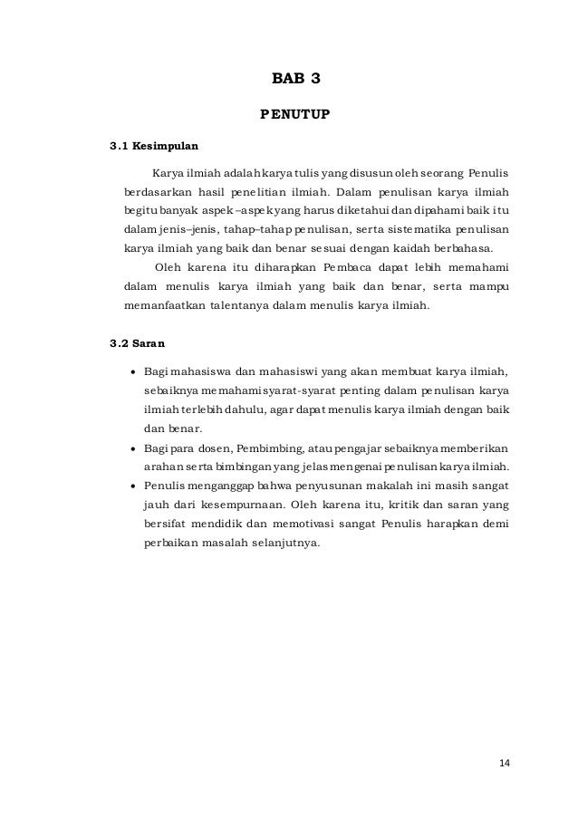 Doc Karya Tulis Ilmiah Ilmu Ekonomi Academia Edu