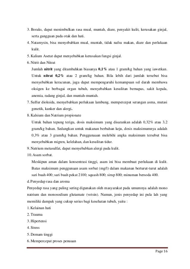 Makalah Zat Aditif