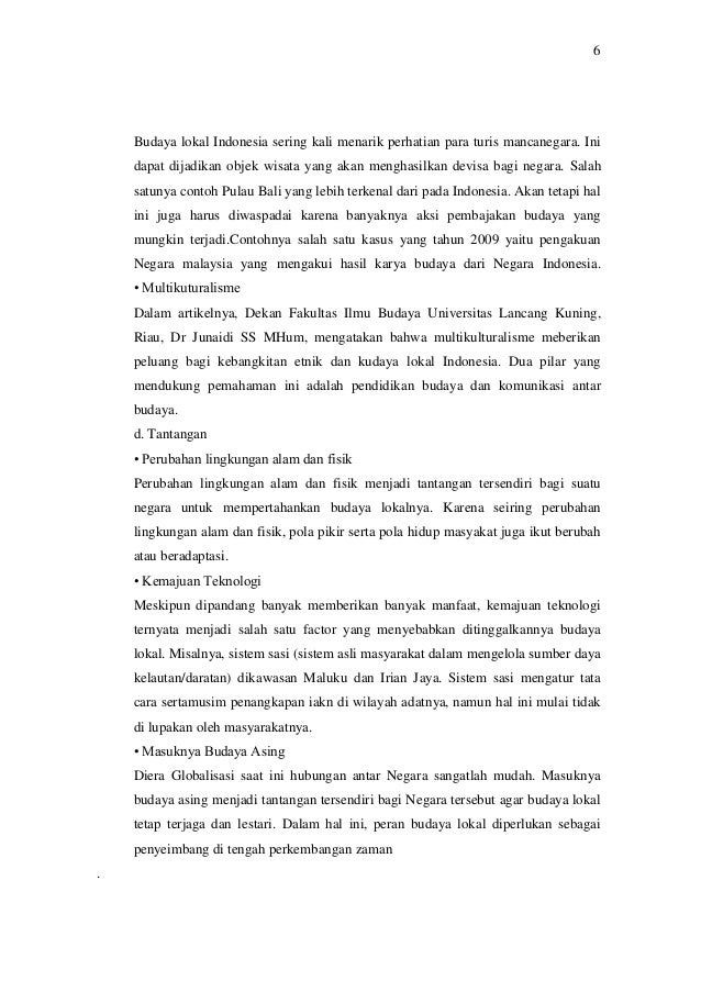 Makalah kebudayaan