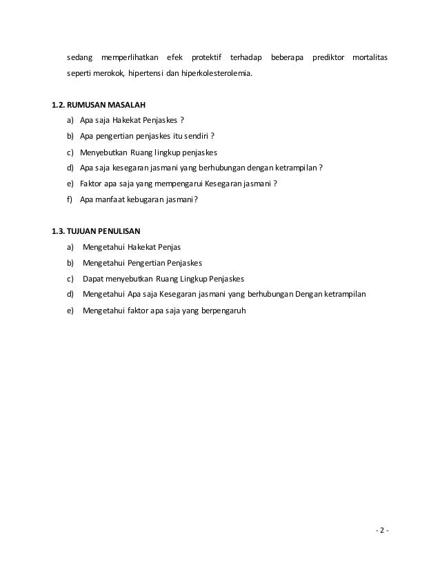 Makalah Kebugaran Jasmani