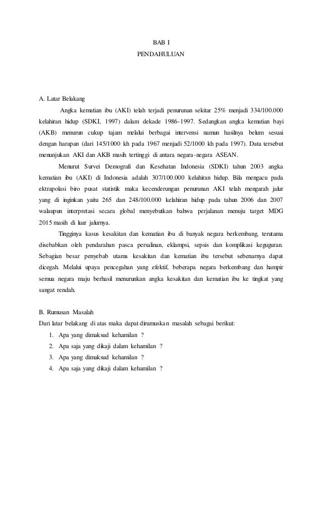 Makalah Kehamilan Makalah Kehamilan