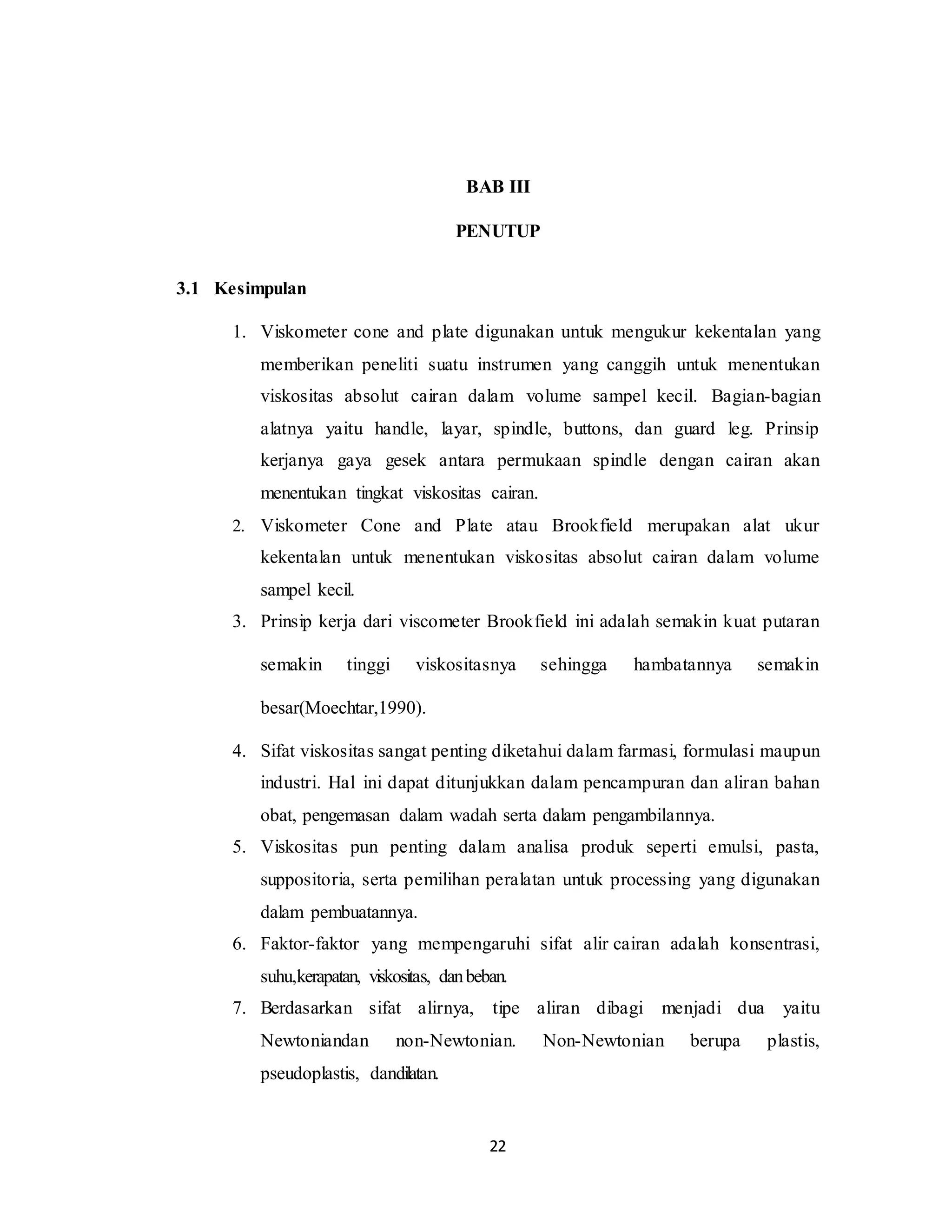 VISKOSITAS BROOKFIELD | PDF