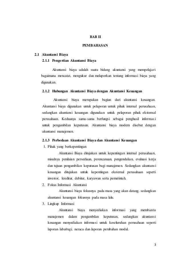 Contoh Soal Dan Jawaban Akuntansi Biaya Bab 2 - Cari Pembahasannya