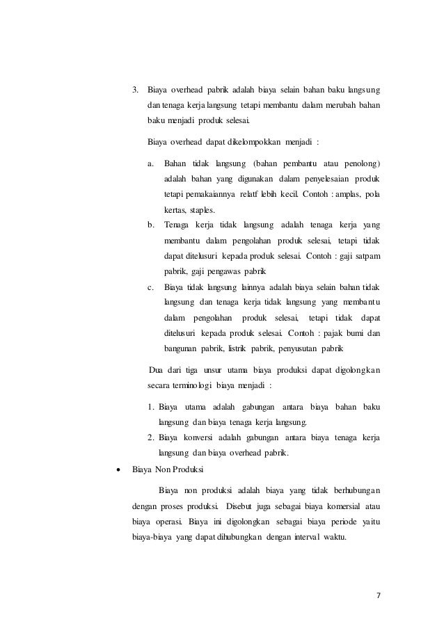 Sistem Akuntansi Biaya