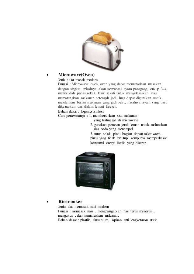  peralatan penyelenggaraan makanan