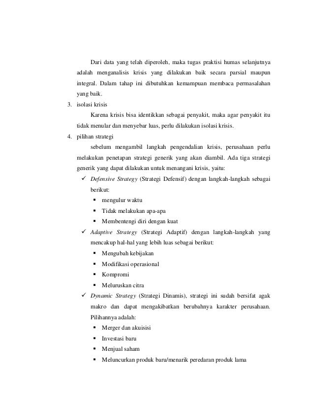 Makalah Kelompok Manajemen Krisis