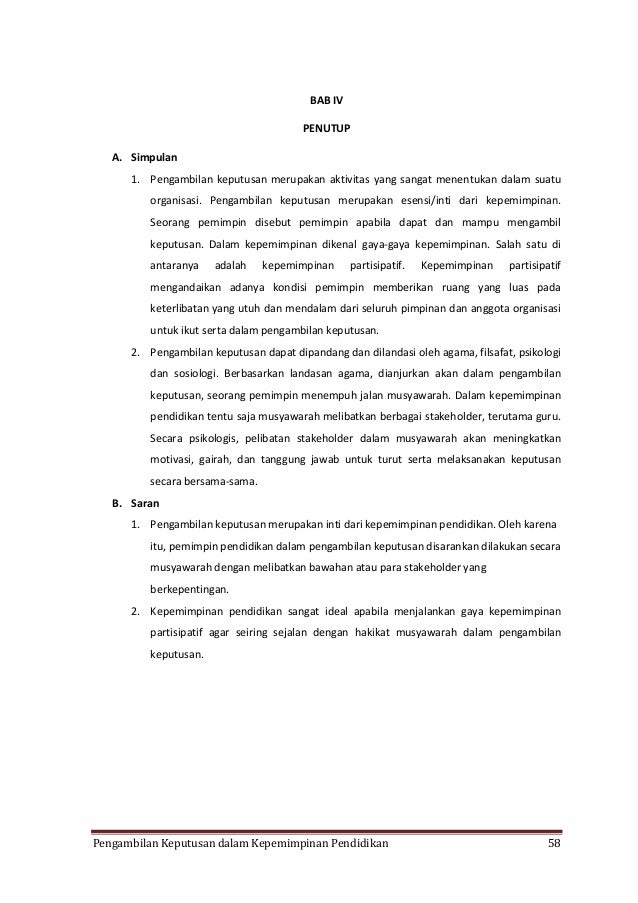 Makalah Kelompok Pengambilankeputusan