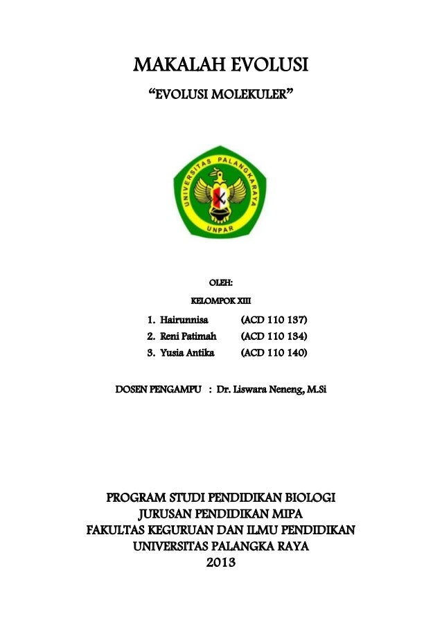 Makalah Evolusi Molekuler