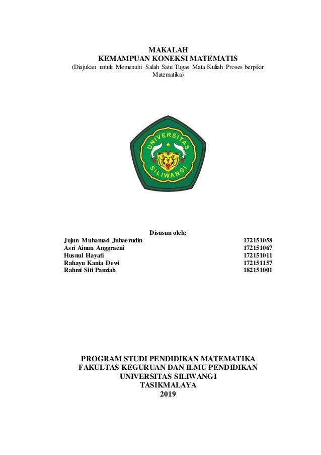 Kemampuan Koneksi Matematis