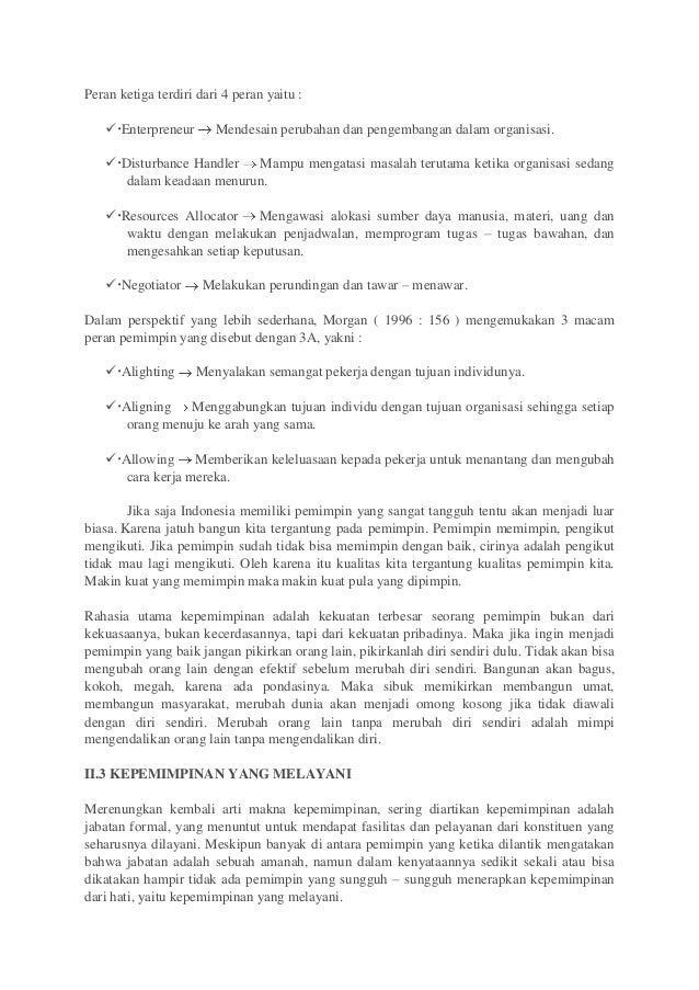 Makalah Kepemimpinan