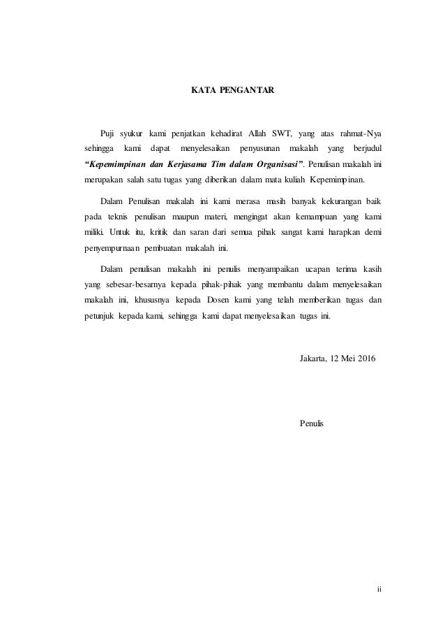 Makalah Kepemimpinan