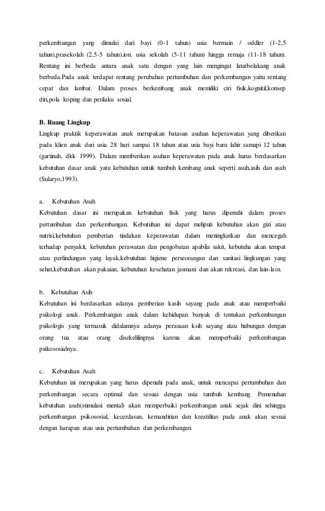 Pertumbuhan Dan Perkembangan Anak Usia 2 3 Tahun