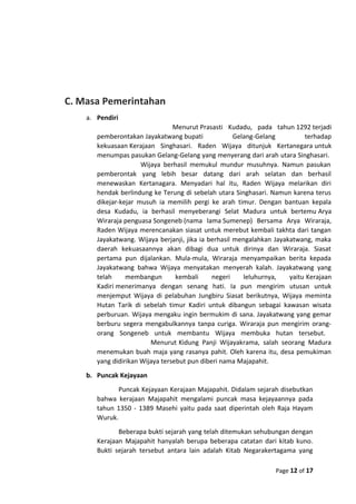 Makalah Kerajaan Majapahit