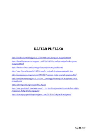 Makalah Kerajaan Majapahit