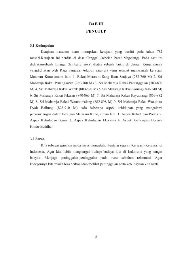 Makalah Kerajaan Mataram