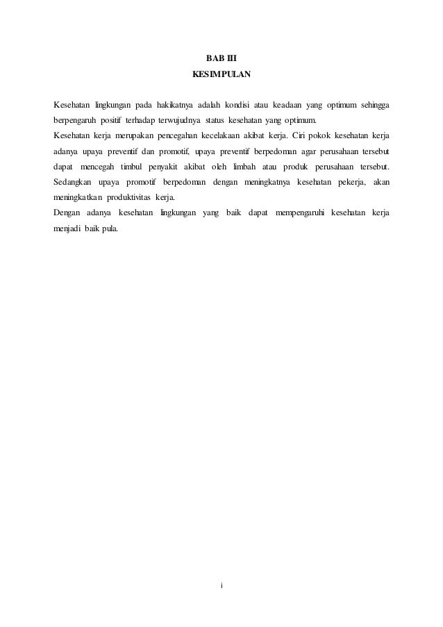 Makalah Kesehatan Lingkungan