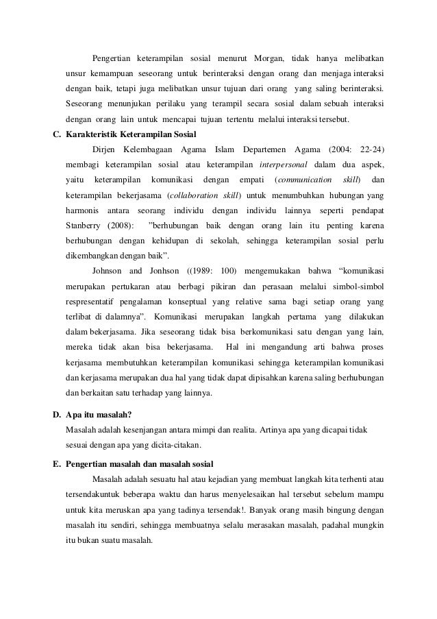 Makalah masalah sosial Makalah masalah sosial
