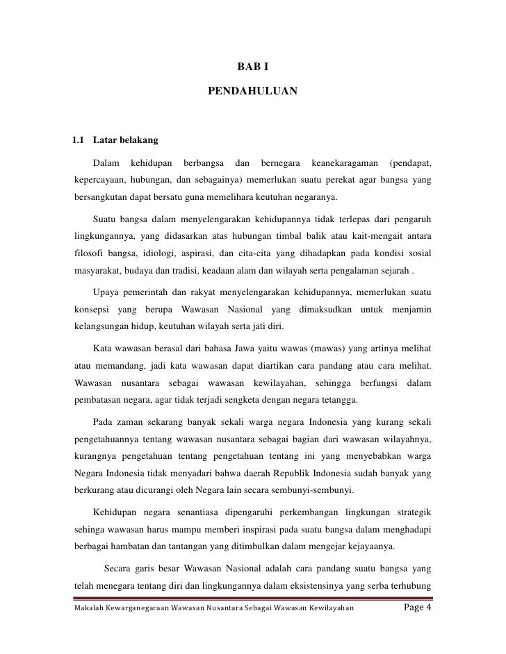 Contoh Karya Ilmiah Wawasan Nusantara - Simak Gambar Berikut