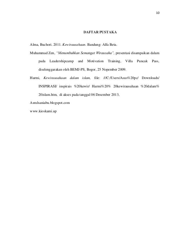 Inspirasi Wirausahawan Sukses