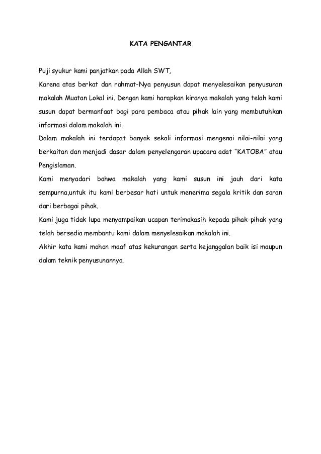 Makalah Khitan Adat Muna