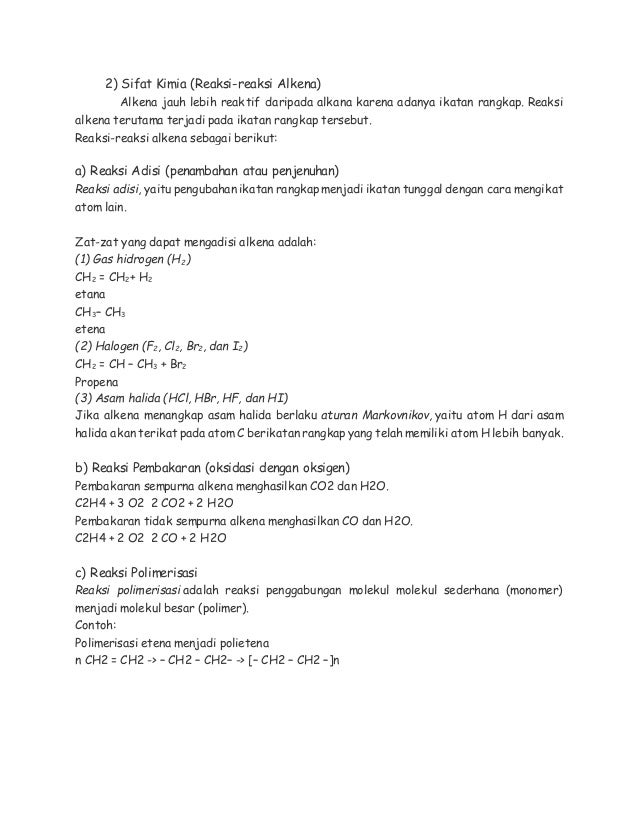 Contoh Soal Kimia Organik Alkana Alkena Alkuna - Soal Kelasmu