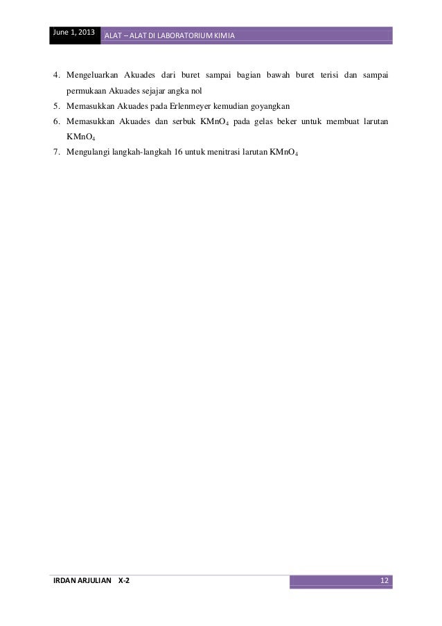 Makalah Kimia Pengenalan Alat Alat Di Laboratorium Kimia 